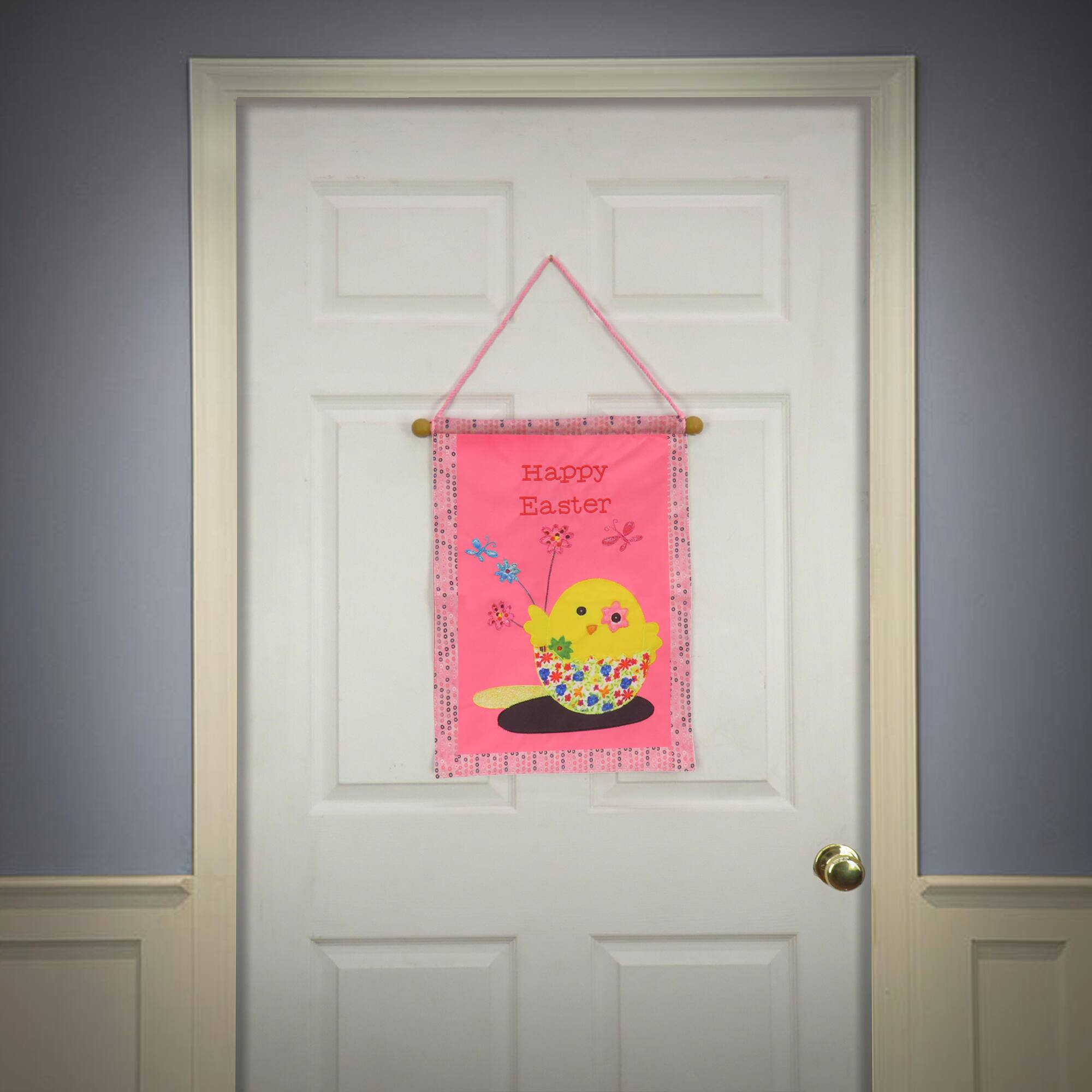 18'' Pink Happy Easter Banner